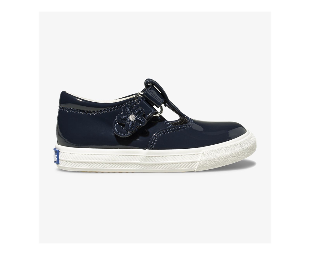 Slip Ons Keds Niños Azul Marino - Daphne Patent - 806-OCJFSU